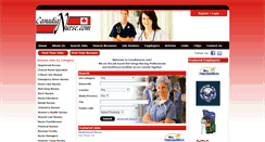 Desktop Screenshot of canadianurse.com